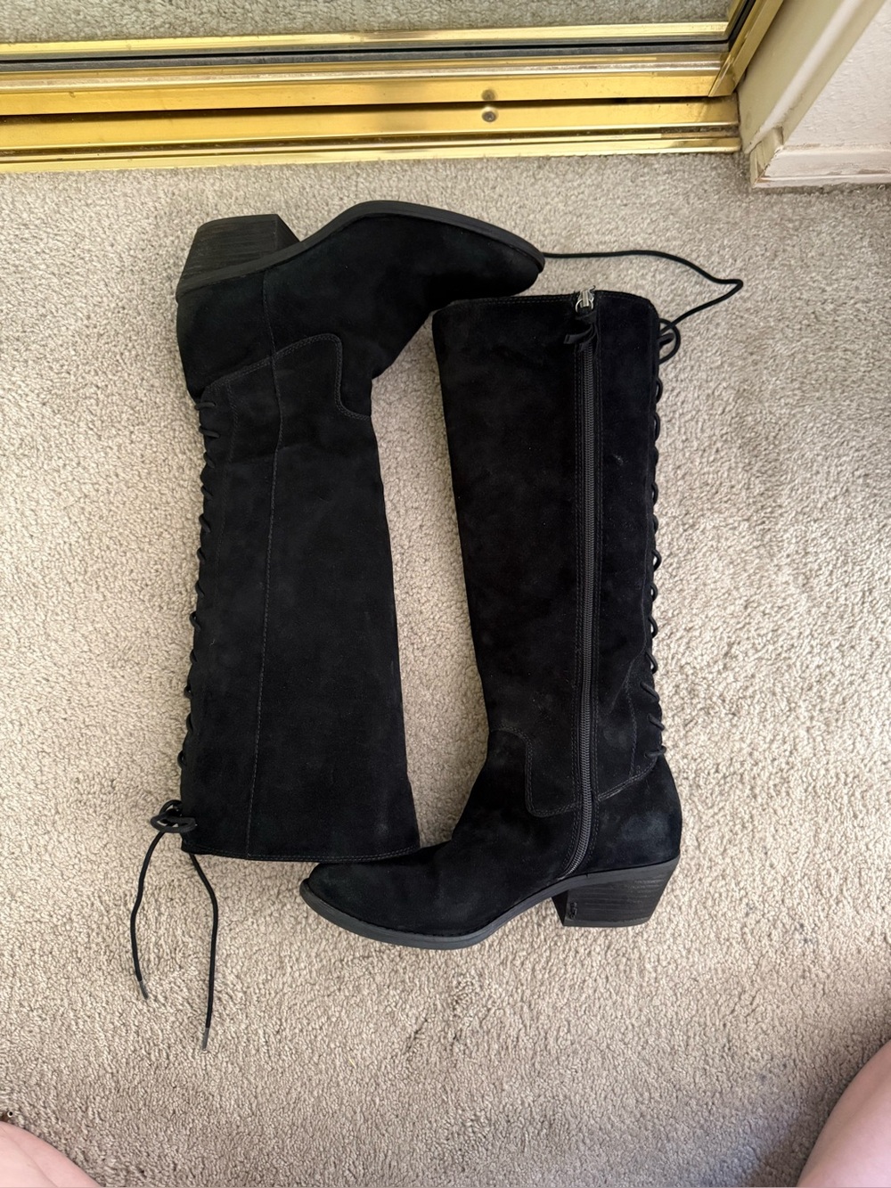 Black Suede Sofft Sharnell waterproof boots